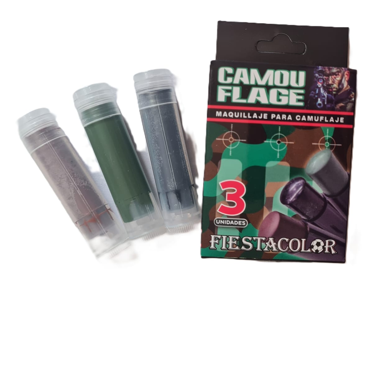 CREMA CAMUFLAJE BARRA SET X31