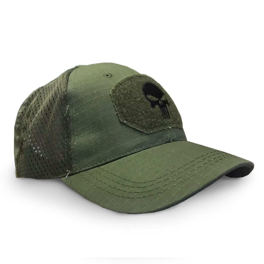 GORRO VERDE C/MALLA THE PUNISHER1
