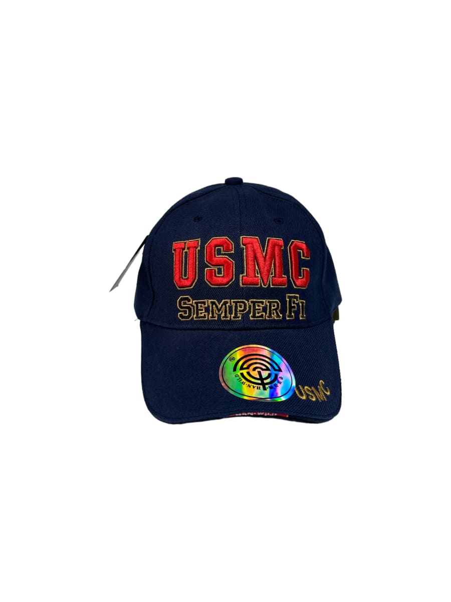 GORRO AZUL USMC3