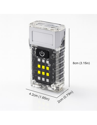 LINTERNA BALIZA 90 GRADOS GRIS3