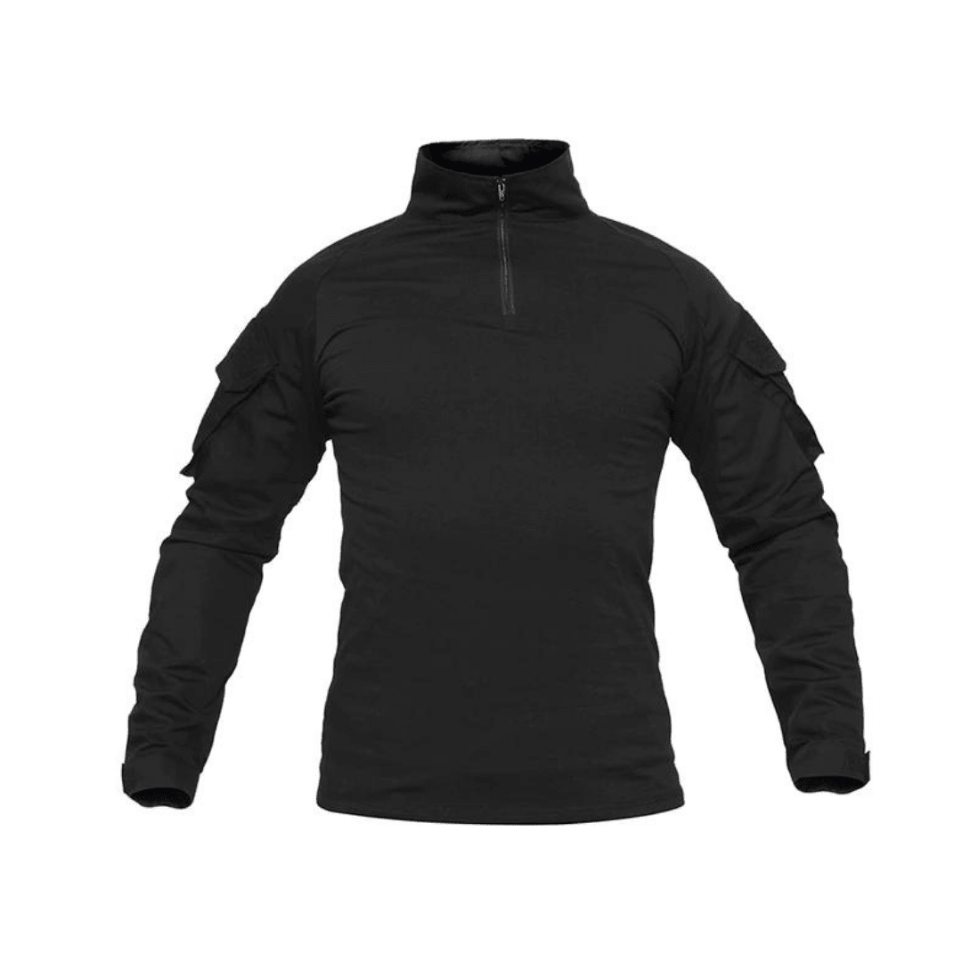 POLERA TÁCTICA MANGA LARGA NEGRO2
