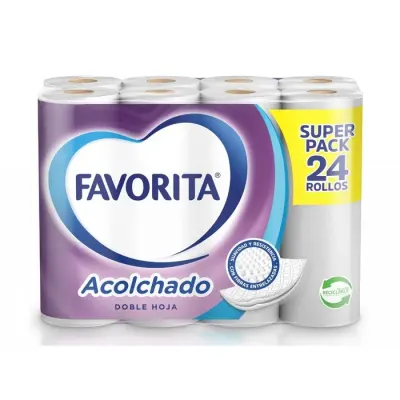 PAPEL HIGIENICO FAVORITA 24 X 22MTRS1