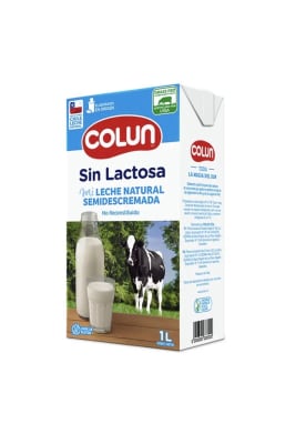 LECHE COLUN SEMIDESCREMADA SIN LACTOSA 1LT1