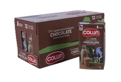 CAJA LECHE CHOCOLATE CACAO COLUN 12X1L1
