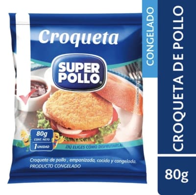 CROQUETA DE POLLO SUPER POLLO 80G1