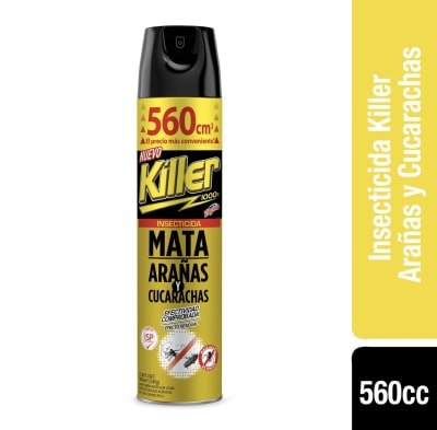 INSECTICIDA KILLER ARAÑAS Y CUCARACHAS 560CC1