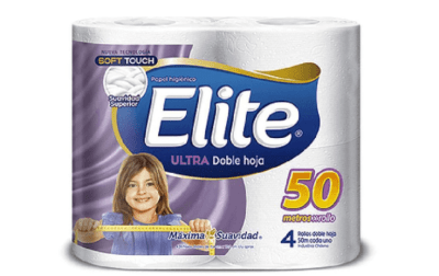 PAPEL HIGIENICO ELITE DOBLE HOJA 4x50 MTS1