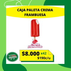 CAJA HELADO PALETA CREMA FBSA 42 UNIDADES