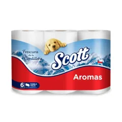 PAPEL HIGIENICO SCOTT AROMA 6X22MTRS