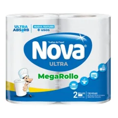 TOALLA NOVA ULTRA MEGA ROLLO 2UN