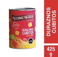 DURAZNO EN CUBITOS ACONCAGUA 425GRS