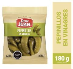 PEPINILLOS EN VINAGRE DON JUAN 180GRS