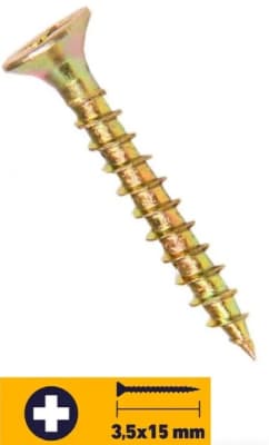 CHIPBOARD TORNILLO 3,5X15