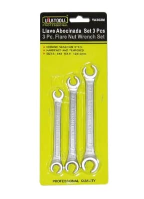 LLAVE ABOCINADA NIPLERA SET 3PCS 8-9-10-11-12-13MM UYUSTOOLS YA302M