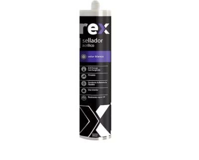 SILICONA UNIVERSAL ACRILICA REX BLANCO 300ML