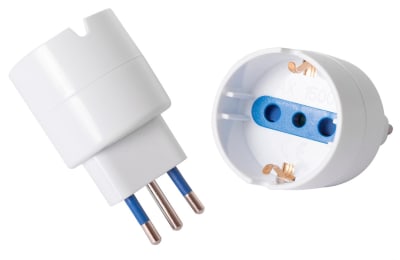 ADAPTADOR ELECTRICO SCHUKO BLANCO 10A 220V PHILCO