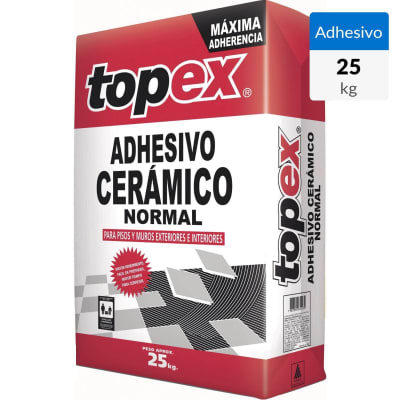 ADHESIVO CERAMICA TOPEX MURO RIGIDO 25KG