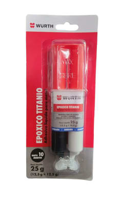 ADHESIVO EPOXICO TITANIO 25GR WURTH