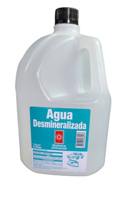 AGUA DESMINERALIZADA 5 LITROS QUIMICA UNIVERSAL