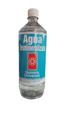 AGUA DESMINERALIZADA 1 LITRO QUIMICA UNIVERSAL