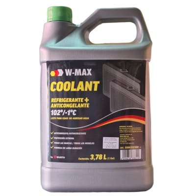 AGUA VERDE COOLANT W-MAX 3,8LTS