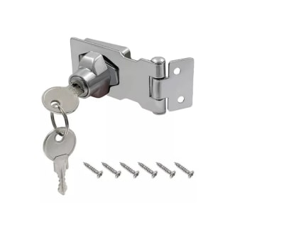ALDABA CON LLAVE SEG CROMADA 2-1/2 RM E-1701