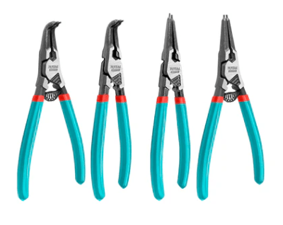JUEGO DE ALICATES TOTAL SACA SEGUROS 4PCS 180mm 7