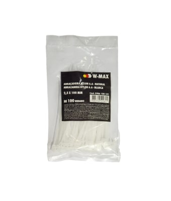 AMARRA PLASTICA BLANCA 2.5X140 NATURAL