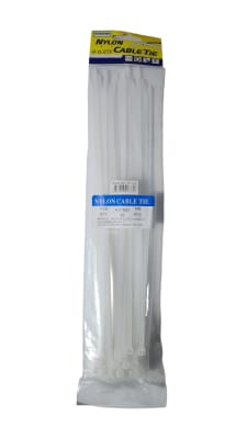 AMARRA PLASTICA BLANCA 4.8X360MM 100PCS NEGRO