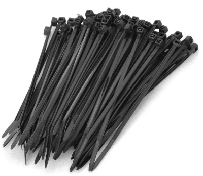 AMARRAS PLASTICAS NEGRAS 4.8X300 50UNID