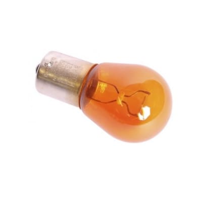 AMPOLLETA VEHICULO BOMBILLA WURTH 12V 21W BA15S AMBER