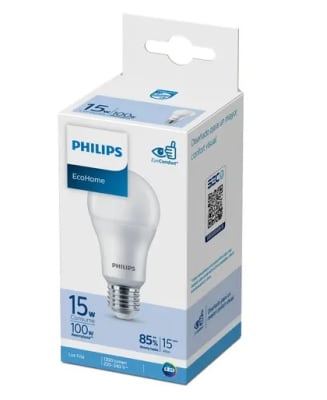 AMPOLLETA LED E27 EH LUZ FRIA 15W PHILIPS IPBI