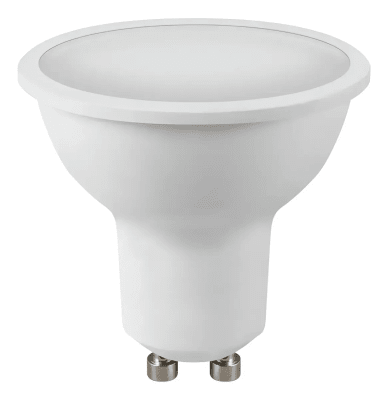 AMPOLLETA LED DICROICA 6W GU10 LUZ FRIA BLANCA 6000K D.R.L LIGHTING