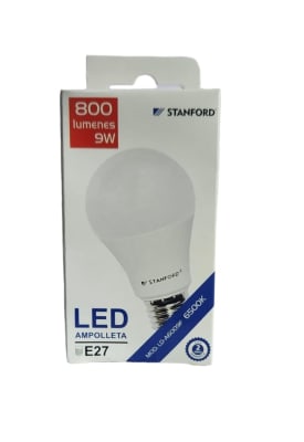 AMPOLLETA LED STANFORD 9W E-27 6500K