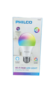 AMPOLLETA INTELIGENTE LED WI-FI RGB03 PHILCO