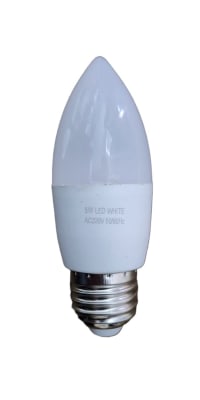 AMPOLLETA LED TIPO VELA 5W 6500K E-27