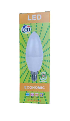 AMPOLLETA LED TIPO VELA 5W 6500K E-27