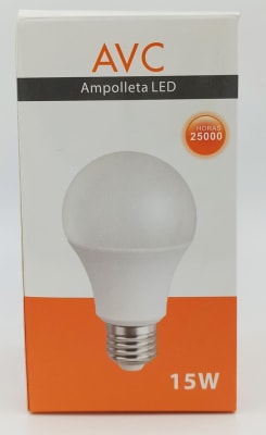 AMPOLLETA LED AVC LED 15W