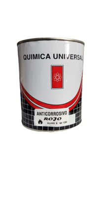 ANTICORROSIVO TARRO 1/4 DE GALON COLOR ROJO QUIMICA UNIVERSAL