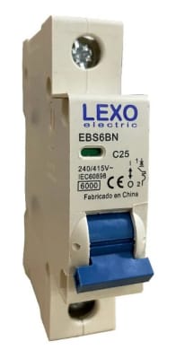 AUTOMATICO INTERRUPTOR MONOFASICO C25