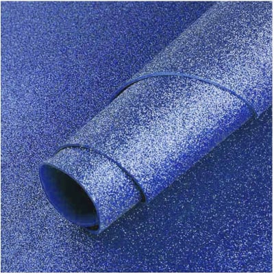 GOMA EVA C/GLITER AZUL 20X30CM