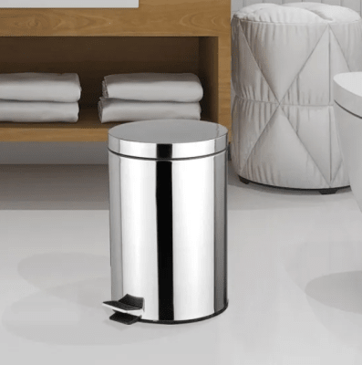 BASURERO ACERO INOXIDABLE 8 LITROS