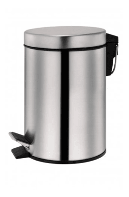 BASURERO ACERO INOXIDABLE 8 LITROS