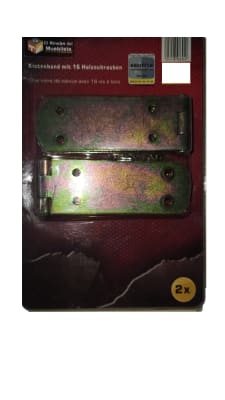 BISAGRA TIPO ALA 195X35MM 2 UNIDADES BLISTER