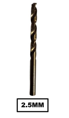 BROCA COBALTO 2.5MM HSCO WURTH