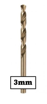 BROCA METAL 3MM HSS TOTAL