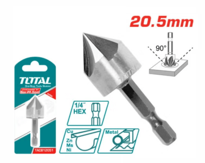 BROCA PILOTO AVELLANADORA 12.4MM PARA TALADRO TAC811241 TOTAL