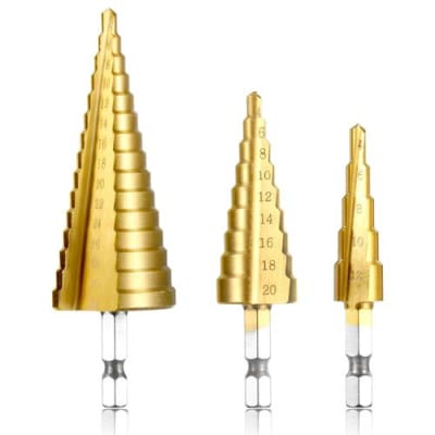 SET BROCA CONICA ESCALONADA TORO NEGRO 3PCS