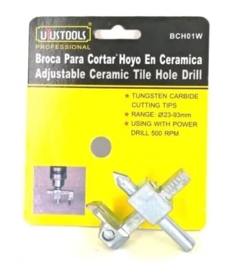 BROCA PARA HACER HOYO EN CERAMICA 23-93MM