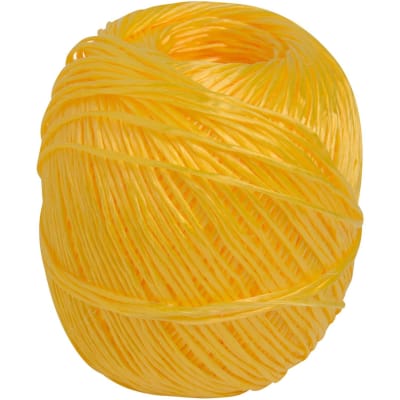 CAÑAMO PLASTICO OVILLO AMARILLO 10X100GR